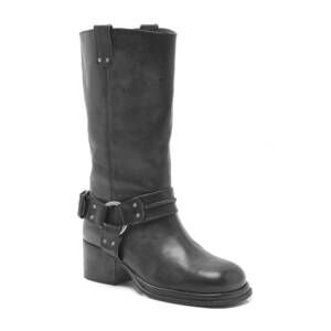 NEW FREE PEOPLE women's anok harness boot in black distressed